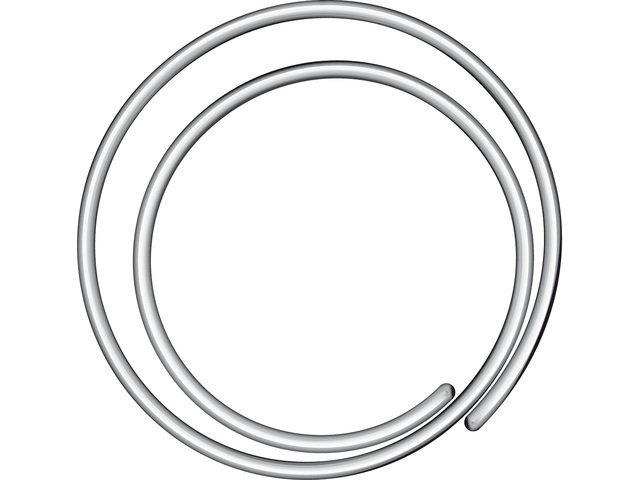Paperclips Alco Circular 20mm spiraalvorm doos 50st.