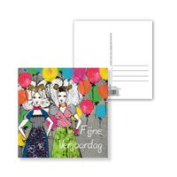 Postkarte Luftballons Geburtstag