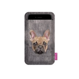 Tytus Smartphone Case In Grey Felt Bertoni
