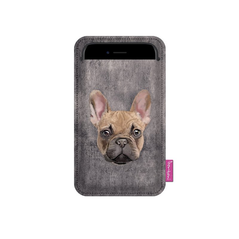 Tytus Smartphone Case In Grey Felt Bertoni