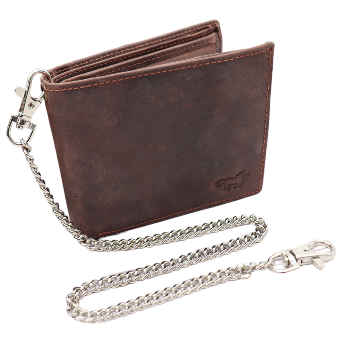 Billetero Hombre con cadena - Billetero grande extendido - Billetero Cadena - Billetero Biker - Billetero hombre