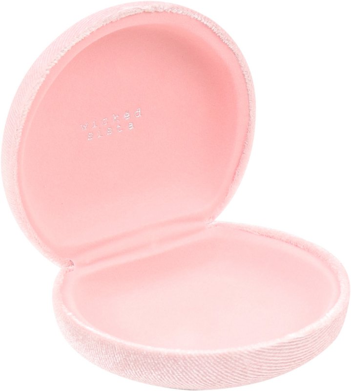 Velvet Jewellery Travel Case, Soft Pink, Schmuckkasten