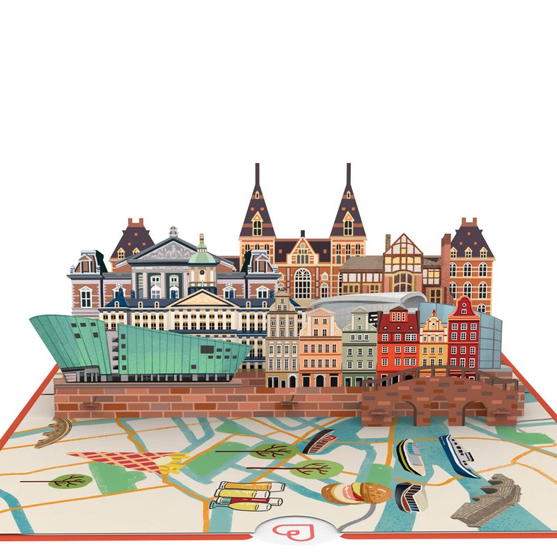 Amsterdam Pop-Up Card