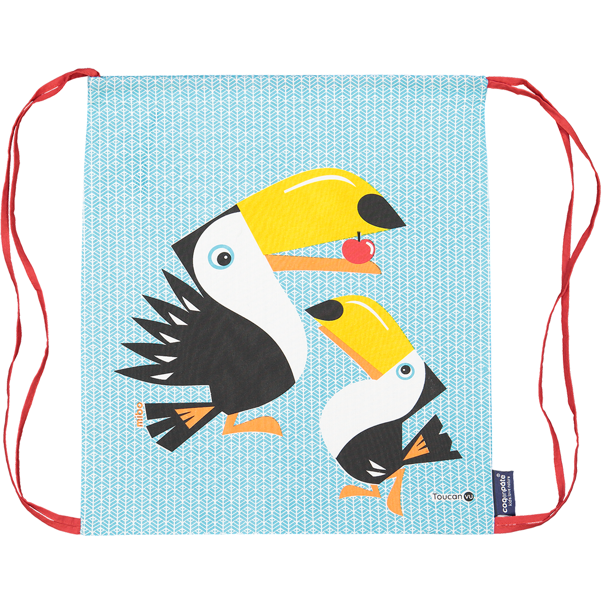 Børns aktivitetstaske, organisk bomuld, Toucan