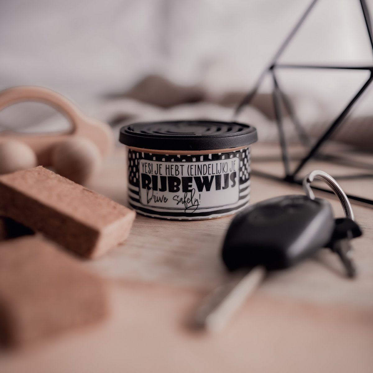 Car perfume Fragrance tin - YES! You (finally) have your driving license