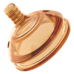 HeOrShe Ultra Wide Neck Bottle Replacement Nipple X Flow , 2 stk