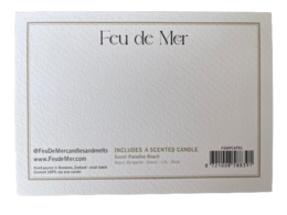 Comer dormir playa repetir - Tarjeta Tealight