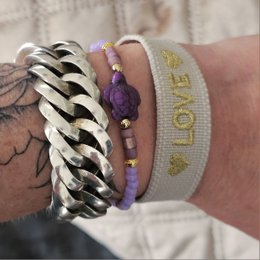 Skildpadde armbånd