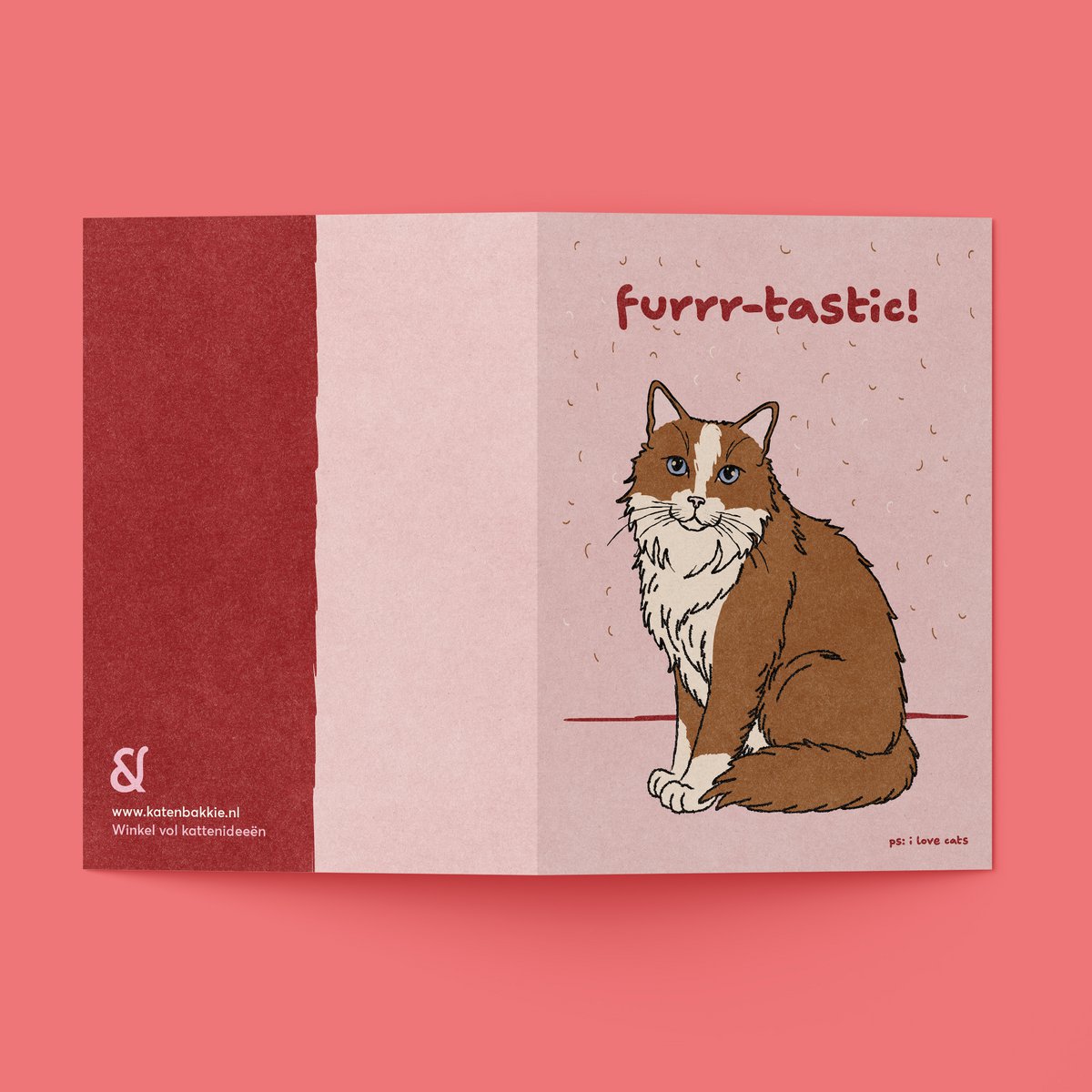 Lykønskningskort 'Furrr-tastic!'