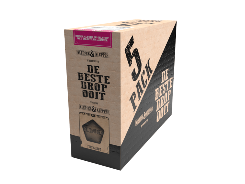Le meilleur sel épicé de réglisse de tous les temps, paquet de 5 (5x200 gr)
