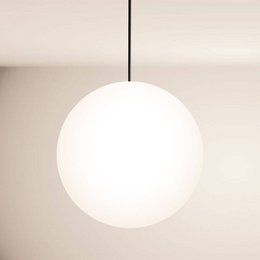 s.luce Orb glazen bol hanglamp 150cm ophanging zwart