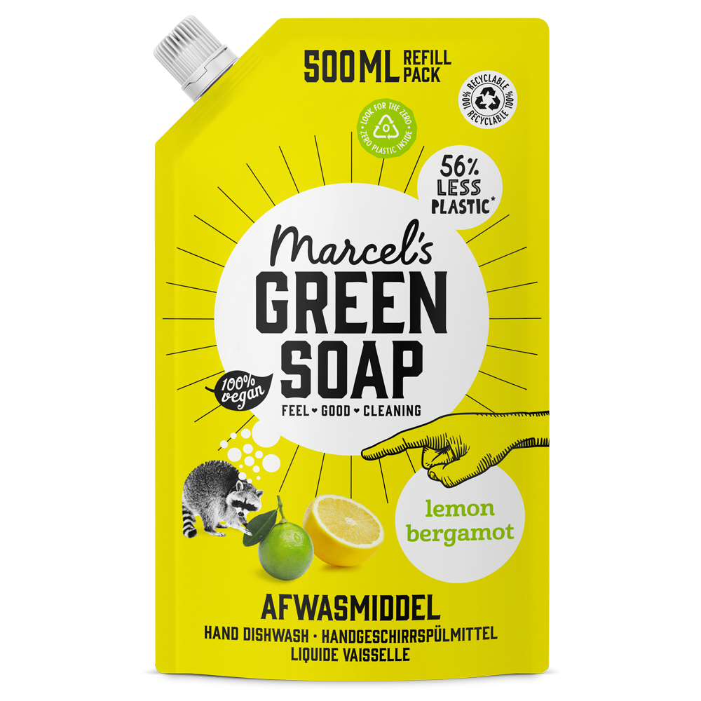 Dishwashing liquid refill Lemon & Bergamot