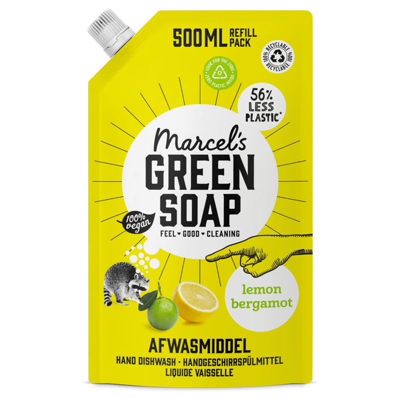 Dishwashing liquid refill Lemon & Bergamot