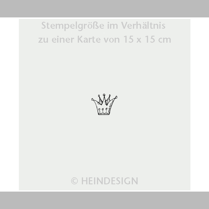Stempel: Tina - liten kronan - kleine kroon