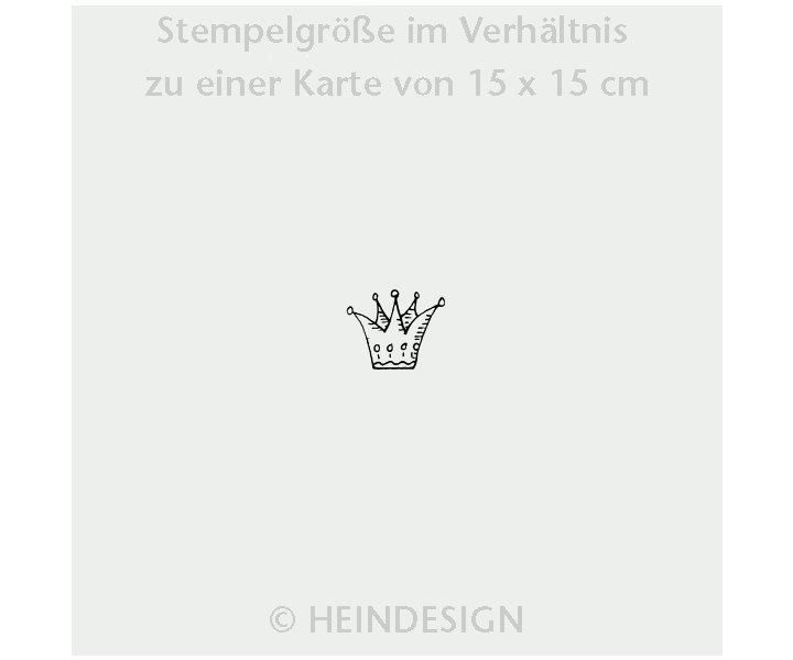 Stempel: Tina - liten kronan - kleine kroon
