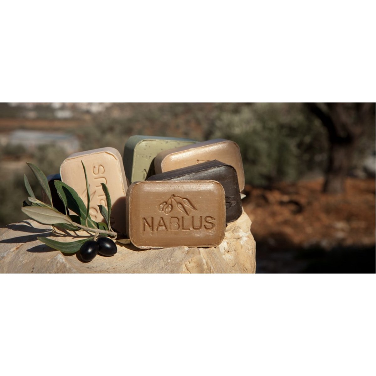 Jabón Nablus Jabón de aceite de oliva Salvia, 100 g