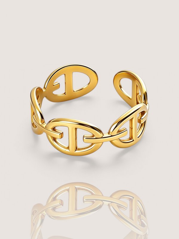 Bague maille marine en acier inoxydable