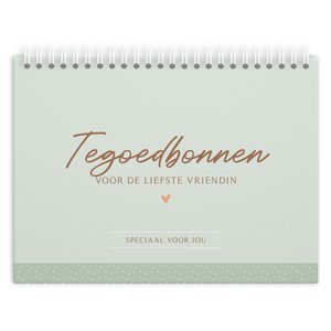 Fyllbooks Tegoedbonnen boekje voor de liefste Vriendin