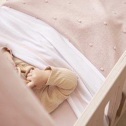 Blanket Mini Knots Soft Pink