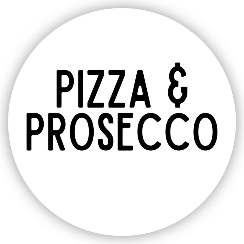 Caja de pizza: pizza y prosecco - Decocard