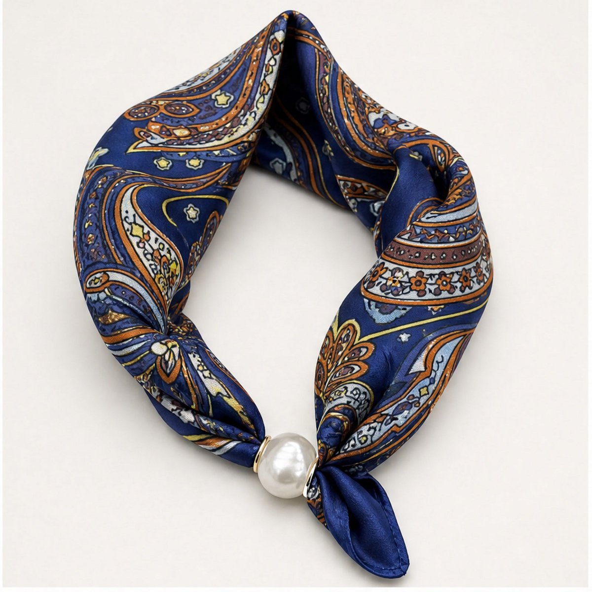 HS Parelsjaal Satijnprint Paisley - Meerdere Prints