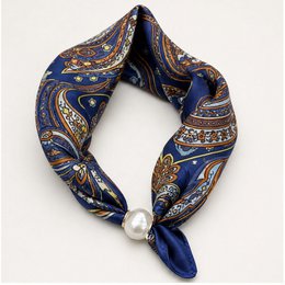 HS Parelsjaal Satijnprint Paisley - Meerdere Prints