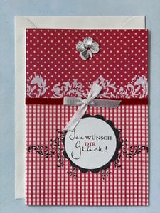 Lucky card - folding card with envelope