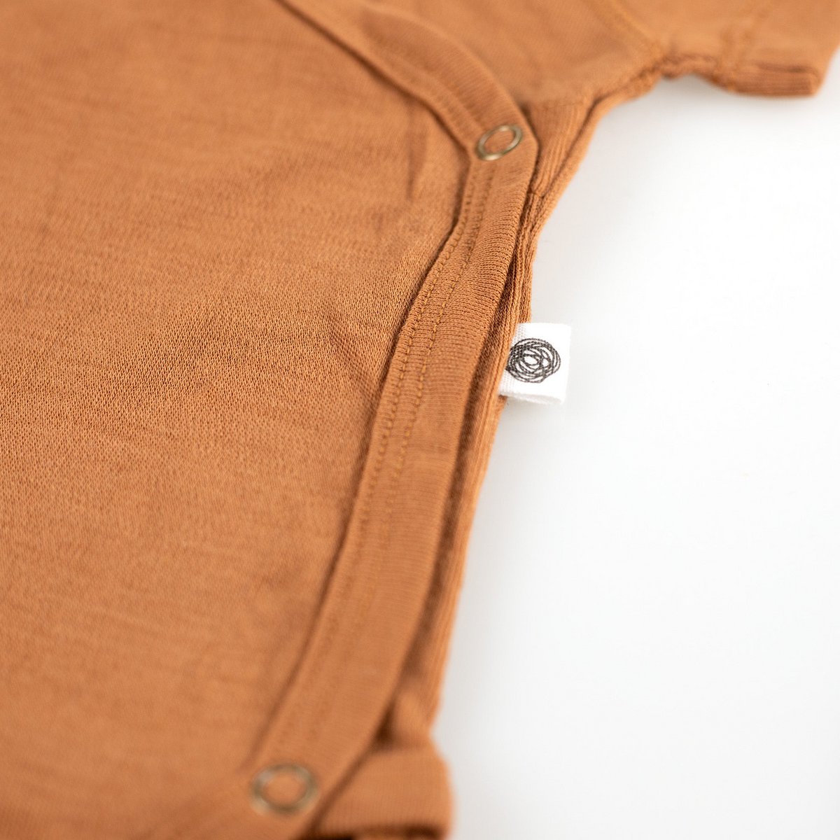 Tutina avvolgente in lana manica corta - Lana Merino - Olio di Argan