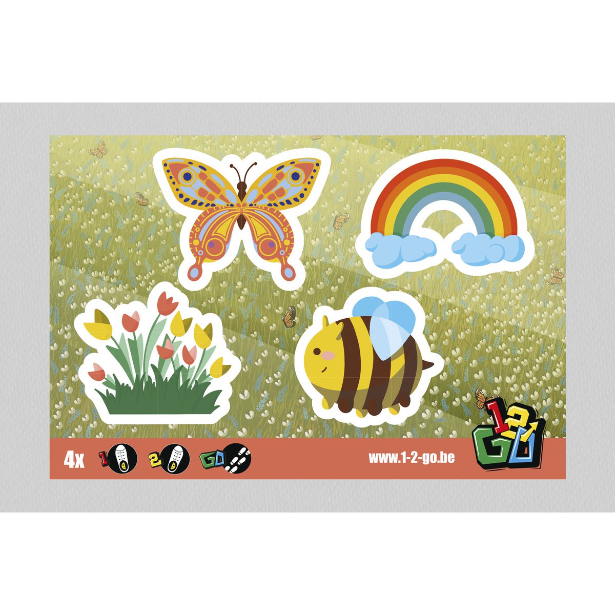 Flowers and bees - Shoe stickers