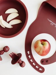 Bavaglino in silicone - Rosso Merlot