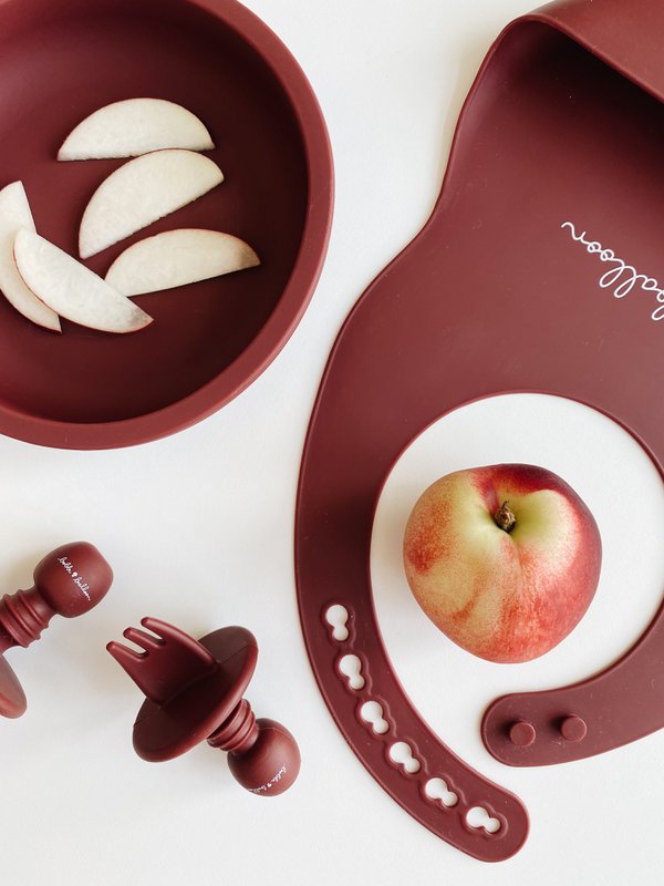 Bavaglino in silicone - Rosso Merlot