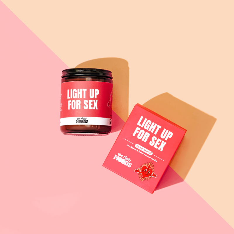 Funny Gift Candle – LOVE MOOD – Scented Handmade Soy wax
