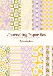 Ensemble de papier scrapbook journaling - 10 feuilles A5 impression/motifs