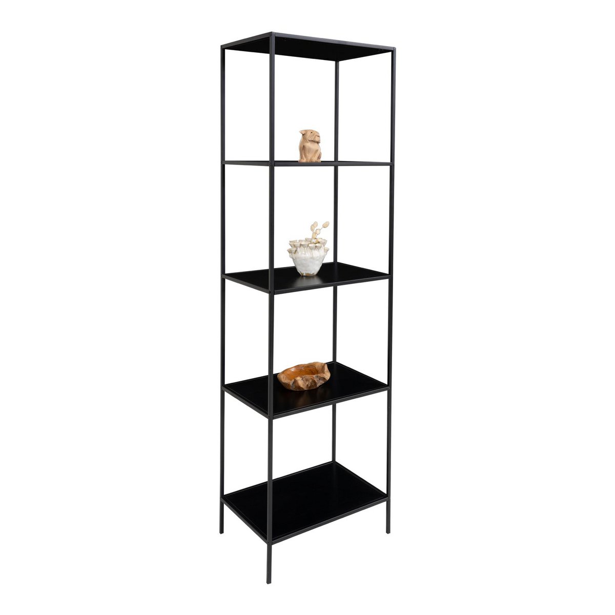 Vita Regal – schwarz, Stahl, 51 x 36 x 170 cm