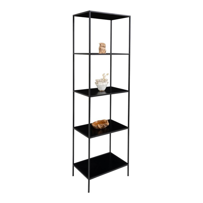 Vita Regal – schwarz, Stahl, 51 x 36 x 170 cm