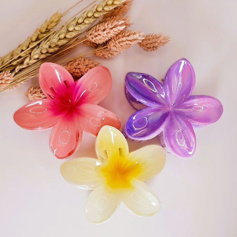 Haarklem Flower Soft Yellow