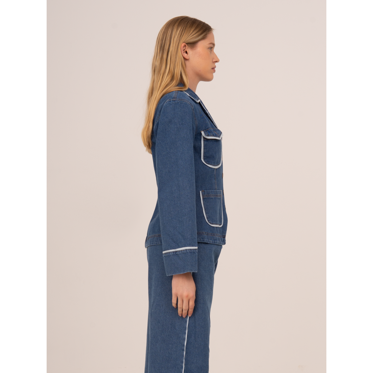 Flash Denim Fitted Jacket