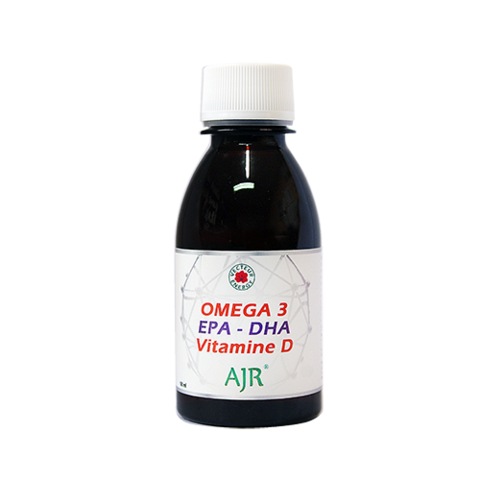 Ajr Omega 3-6 Riche en vitamines D-E 150 ml