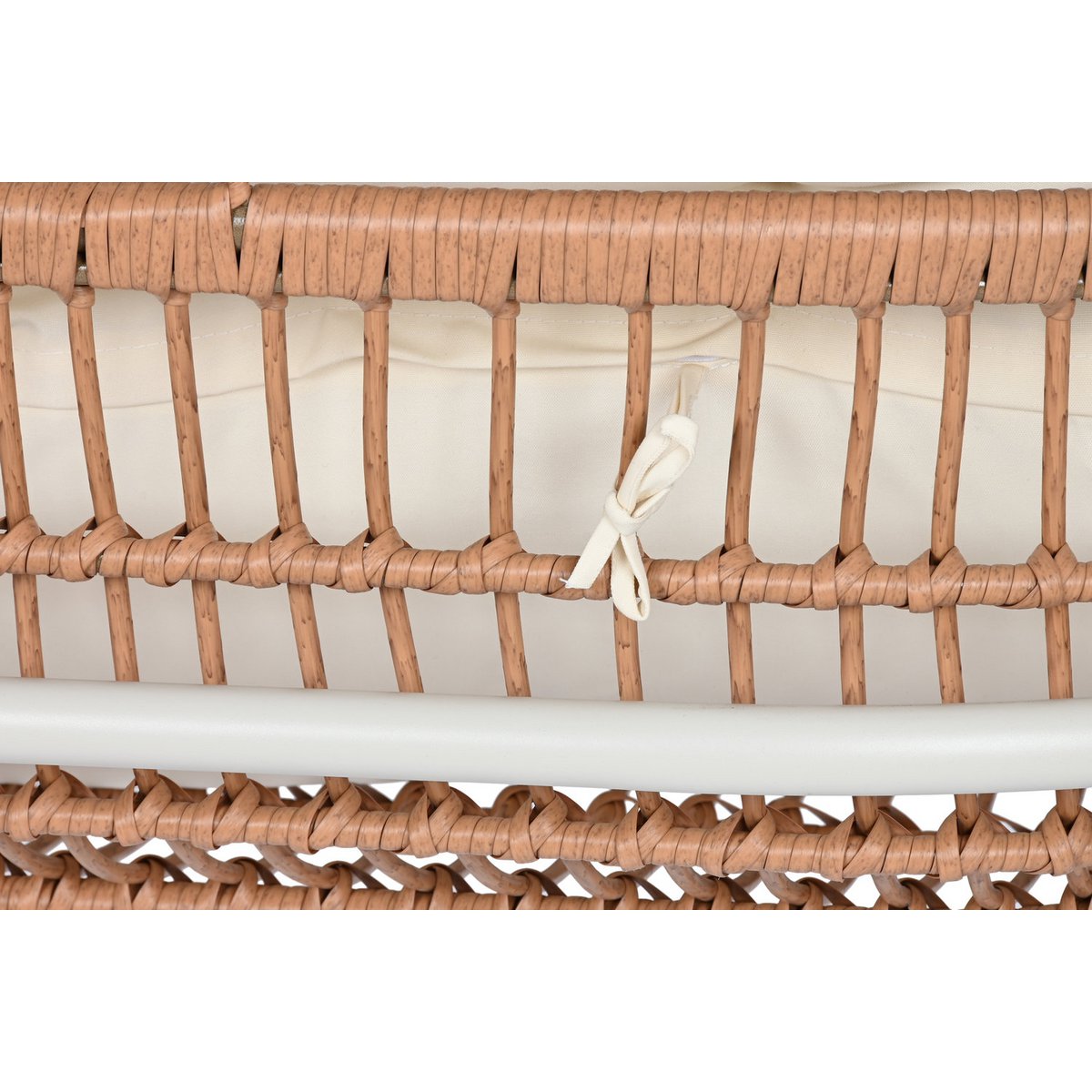 SOFA-SET 4 RATAN SINTETICO METALL 130X76X83 BEIGE MB212027