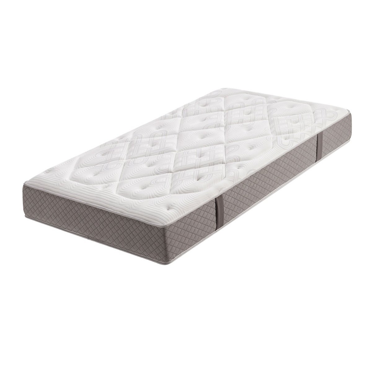 Platinium Classic Viscoelastic Mattress -White - Thickness: 26 cm - Moonia