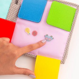 Peek-a-Boo – Mini libro tranquillo di 6 pagine