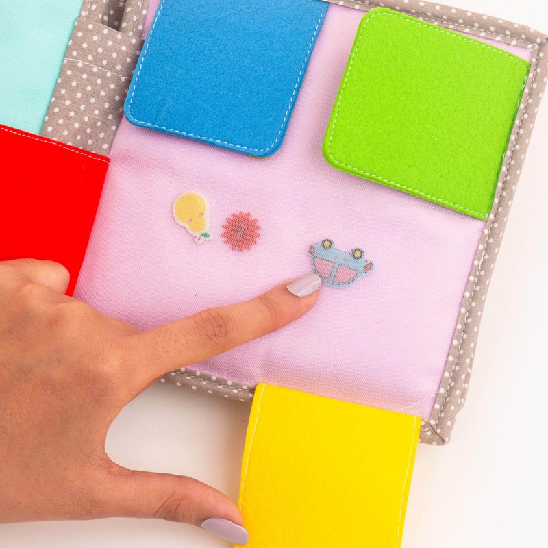 Peek-a-Boo – Mini libro tranquillo di 6 pagine