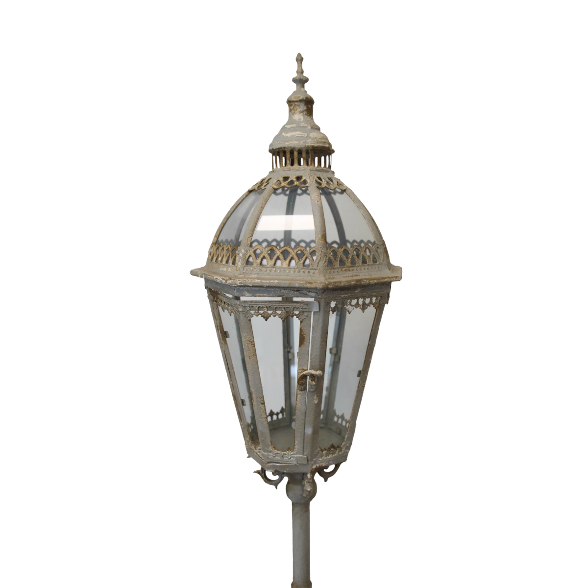 Lámpara de pie Lantern h 164x26 cm estilo shabby chic