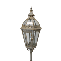 Lámpara de pie Lantern h 164x26 cm estilo shabby chic