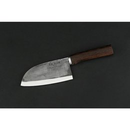 TAKAHIRO MIYAZAKI - Cuchilla Chiisai (cuchilla pequeña), acero forjado para herramientas con mango wengué