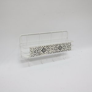 metal wall hanger white