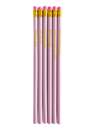 Pretty pink Pencil set, per 10 pieces
