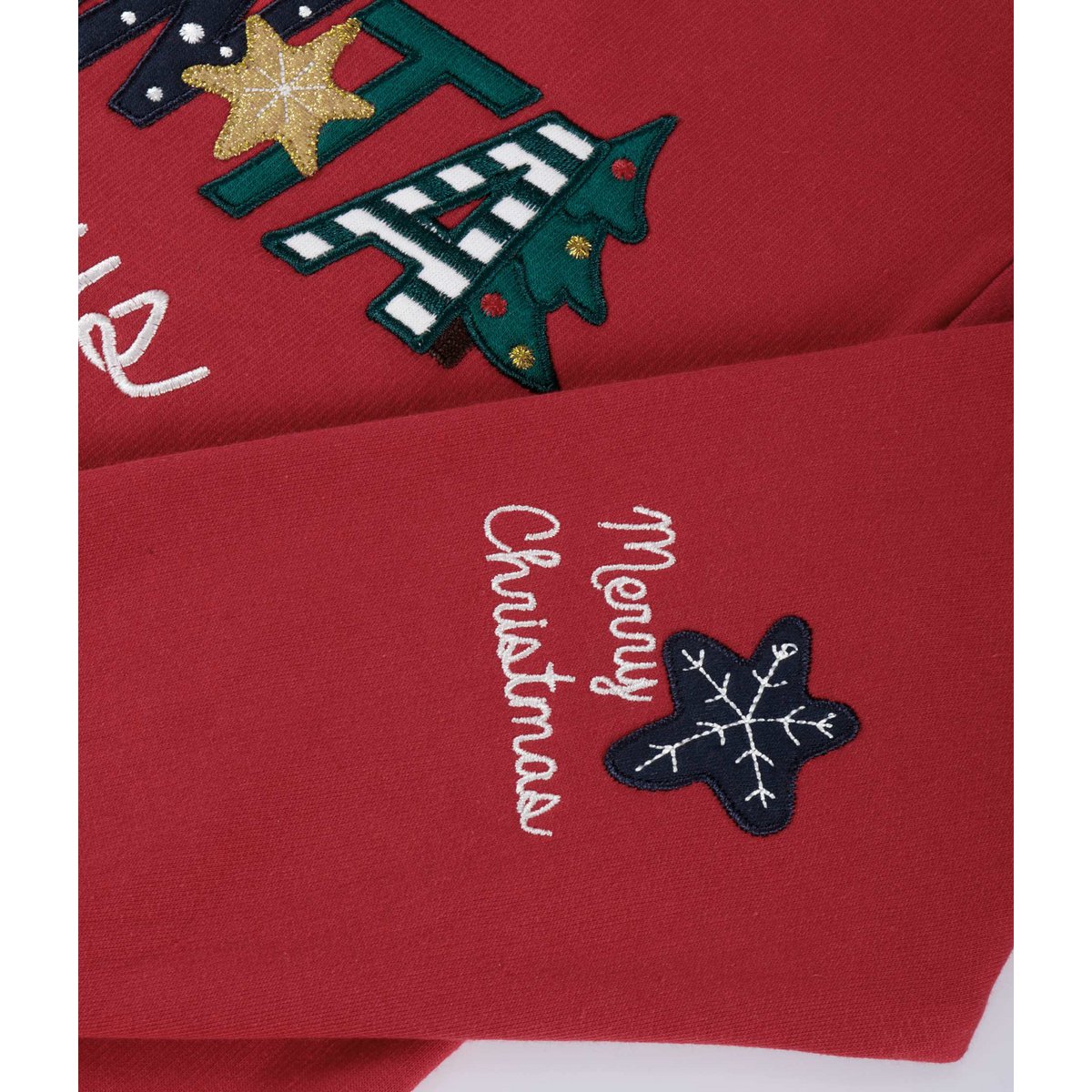 Santa Claus Embroidered Christmas Sweatshirt