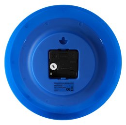 Reloj de pared infantil Atlanta, azul, Ø 22 cm