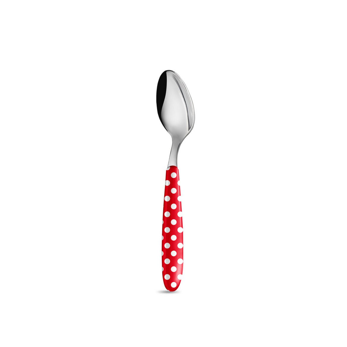 Kleine lepel Rood met stippen